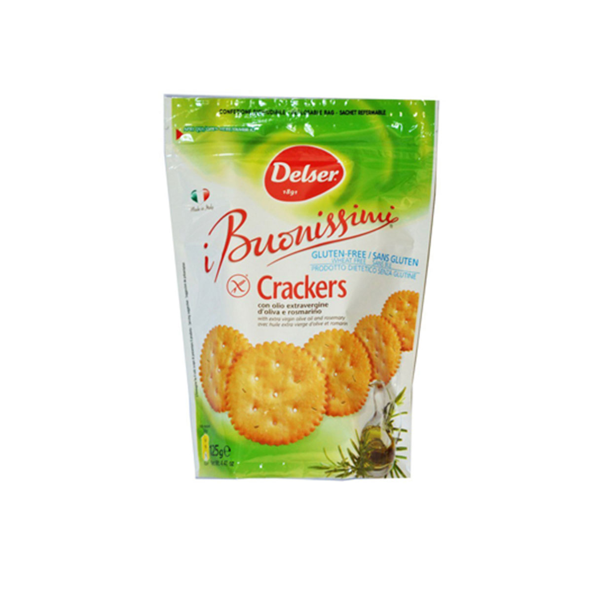 GALLETA CRACKER DELICIOSA SIN GLUTEN 125G