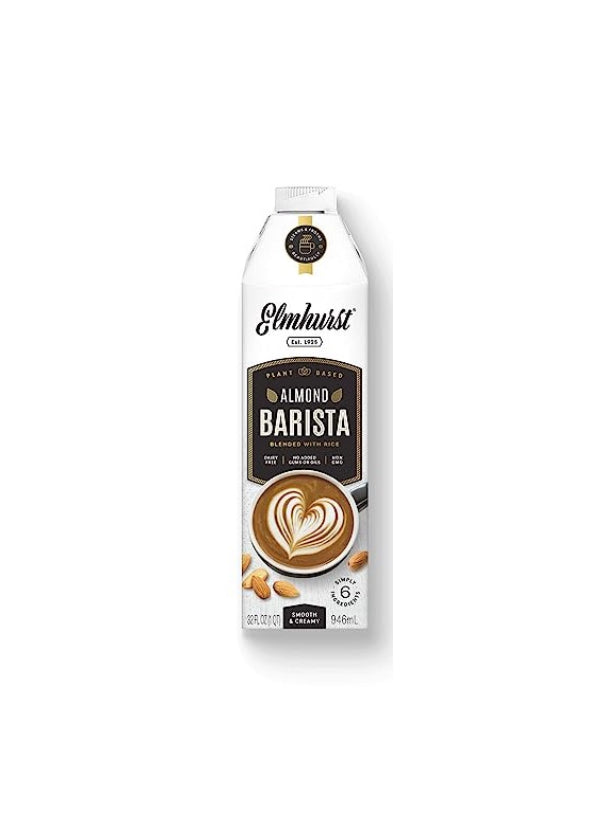 ALMENDRA BARISTA DE ELMHURST 32 OZ (paquete de 3)